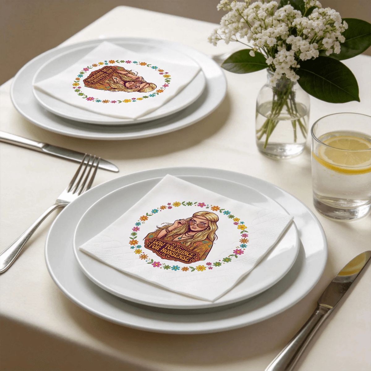 70s Retro Paper Napkins