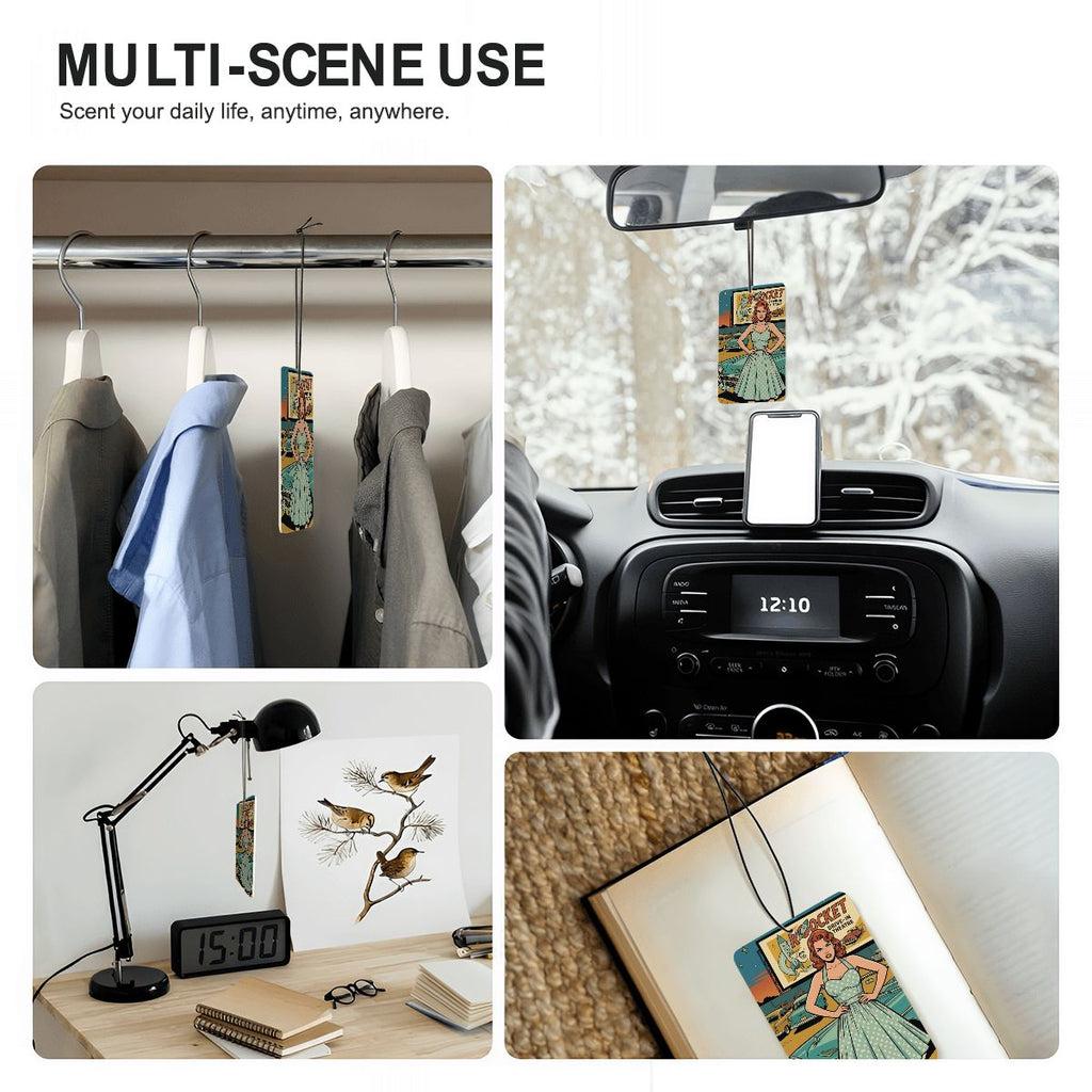 50s Retro Car Air Freshener Card (1pc)