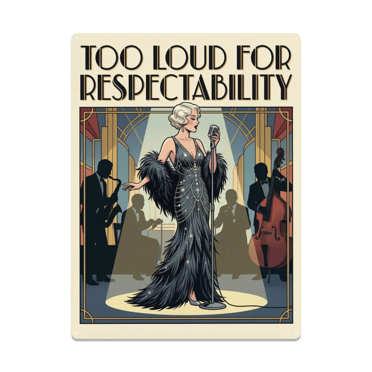 20s Vintage Metal Tin Sign  16"x12" (Vertical)