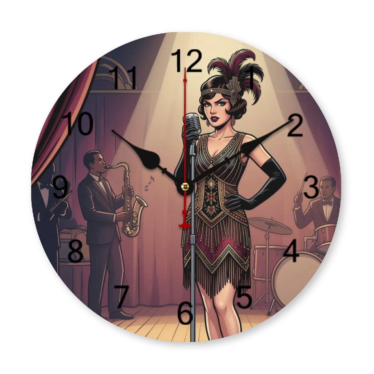 20s Art Deco Wall Clock