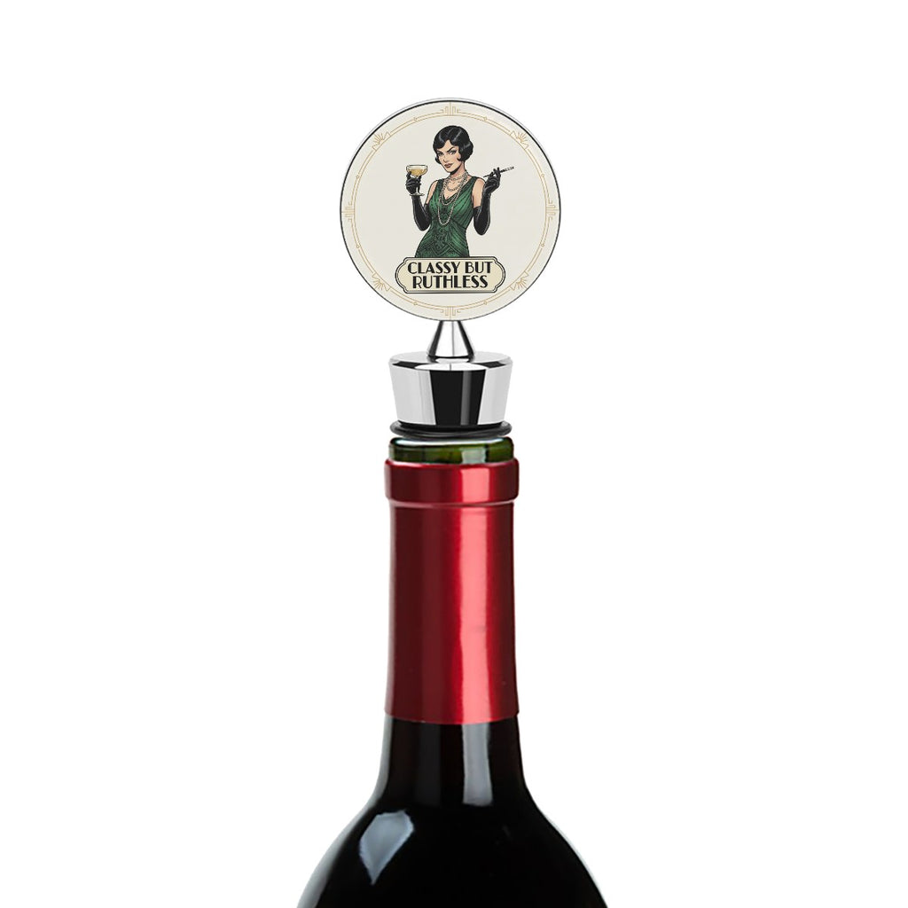 1920s Art Deco Wine Bottle Stopper – Vintage Style Meets Practical Wine Preservation