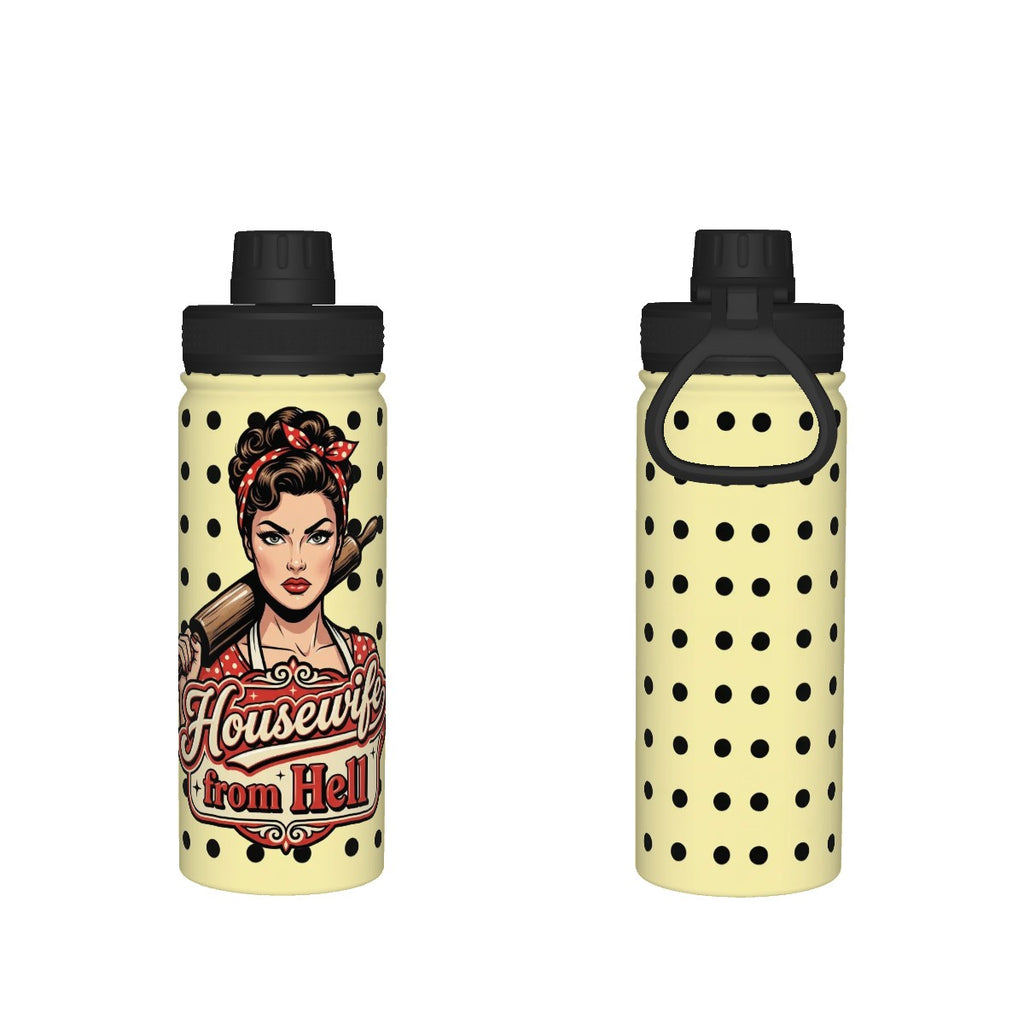 50s Retro Insulated Water Bottle (18oz)