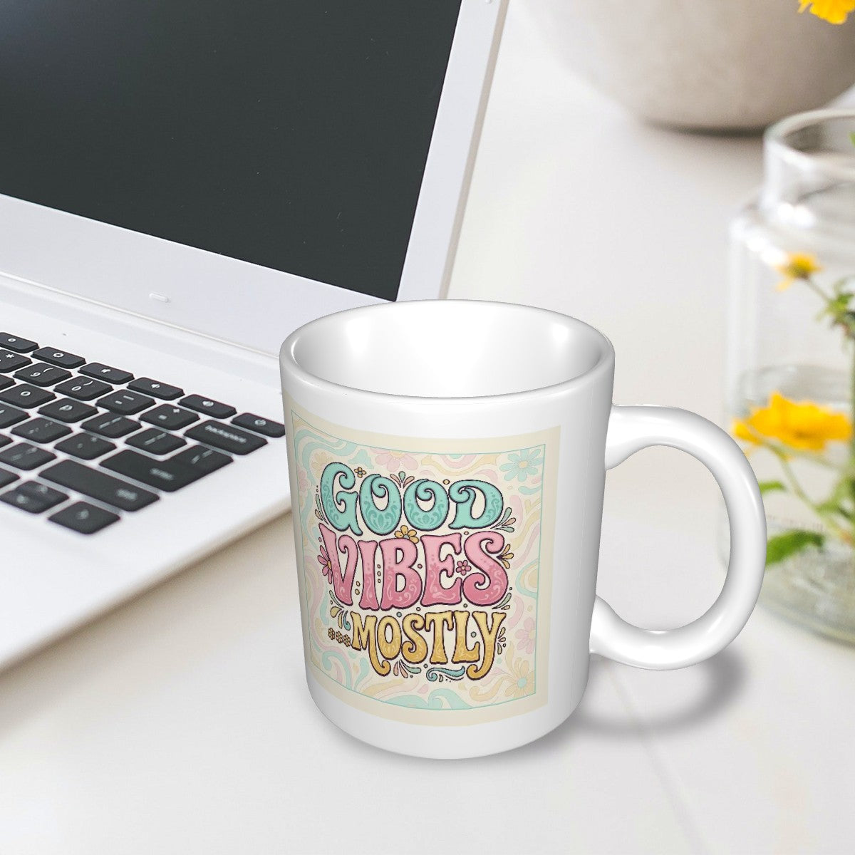 70s Retro Ceramic Coffee Mug (11oz)