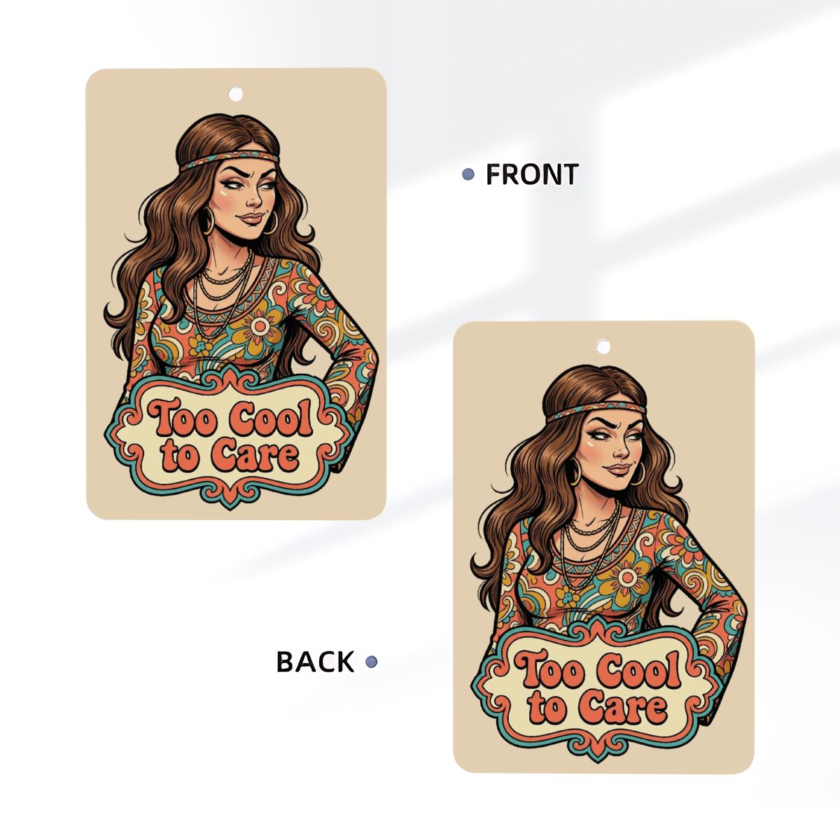 70s Retro Car Air Freshener (1pc)
