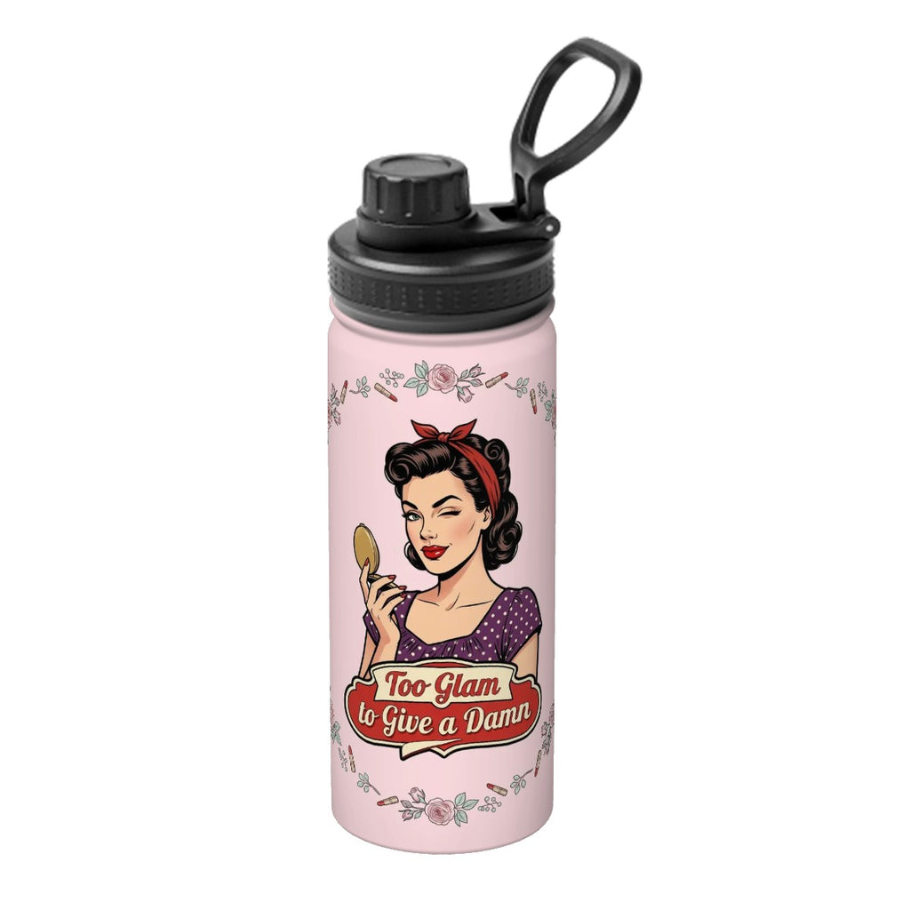 50s Retro Insulated Water Bottle (18oz)