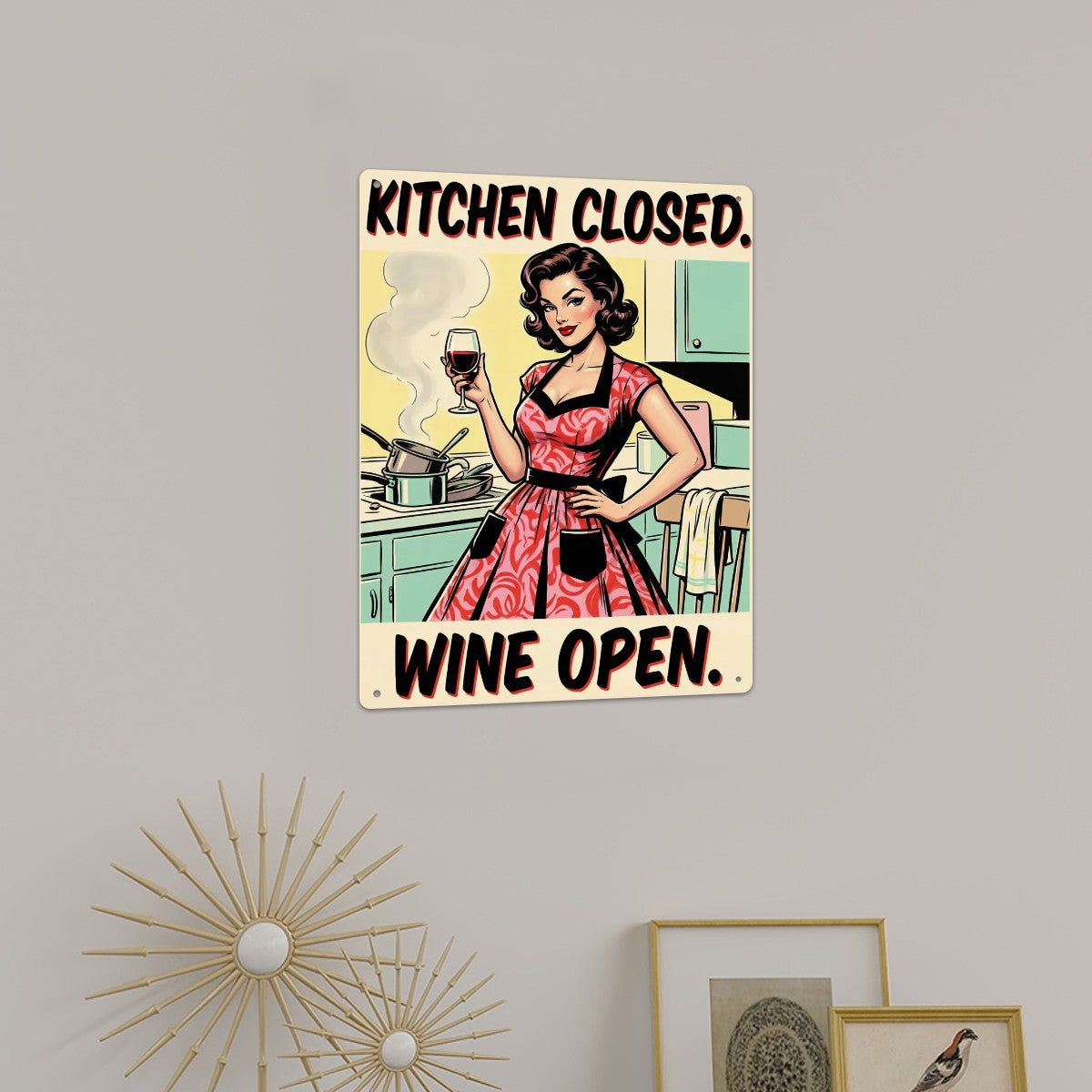 50s Retro Metal Tin Sign