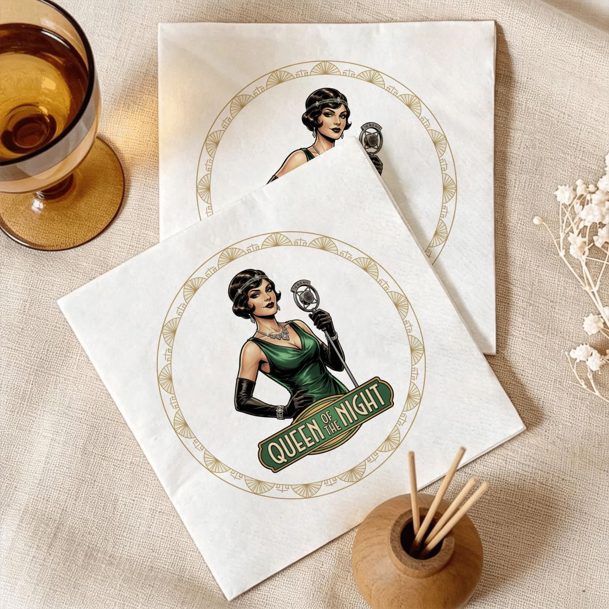 20s Vintage Paper Napkins