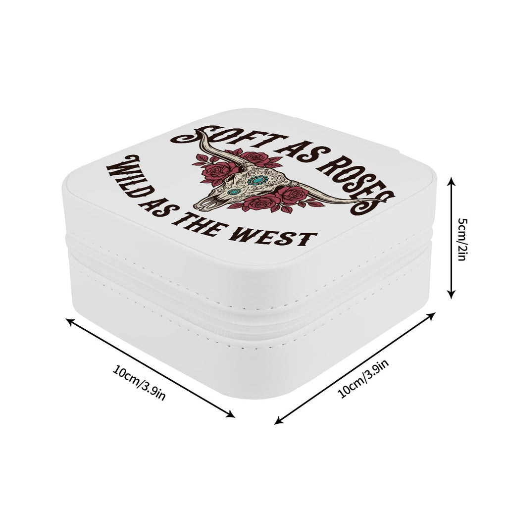 Western Travel Jewelry Box – Soft as Roses