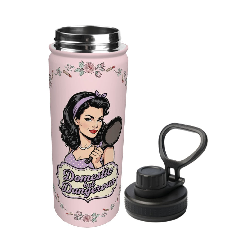 50s Retro Insulated Water Bottle (18oz)