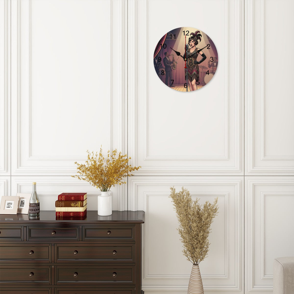 20s Art Deco Wall Clock