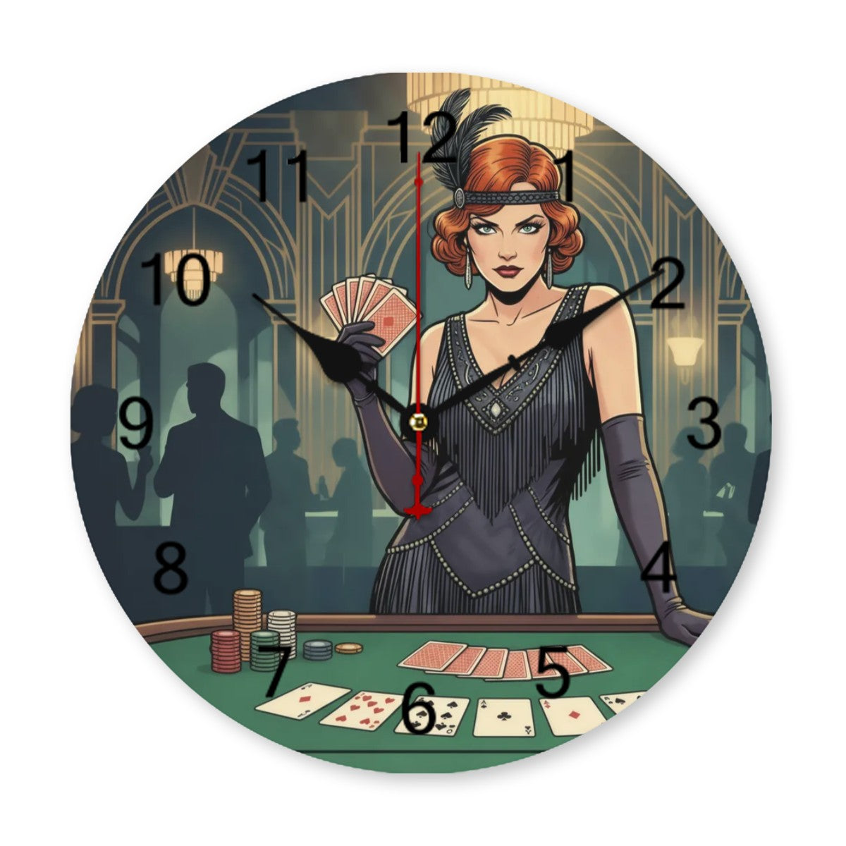 20s Art Deco Wall Clock