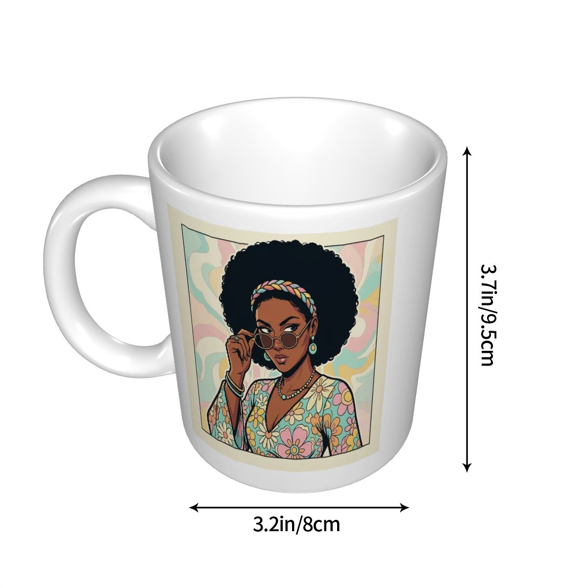 70s Retro Ceramic Coffee Mug (11oz)