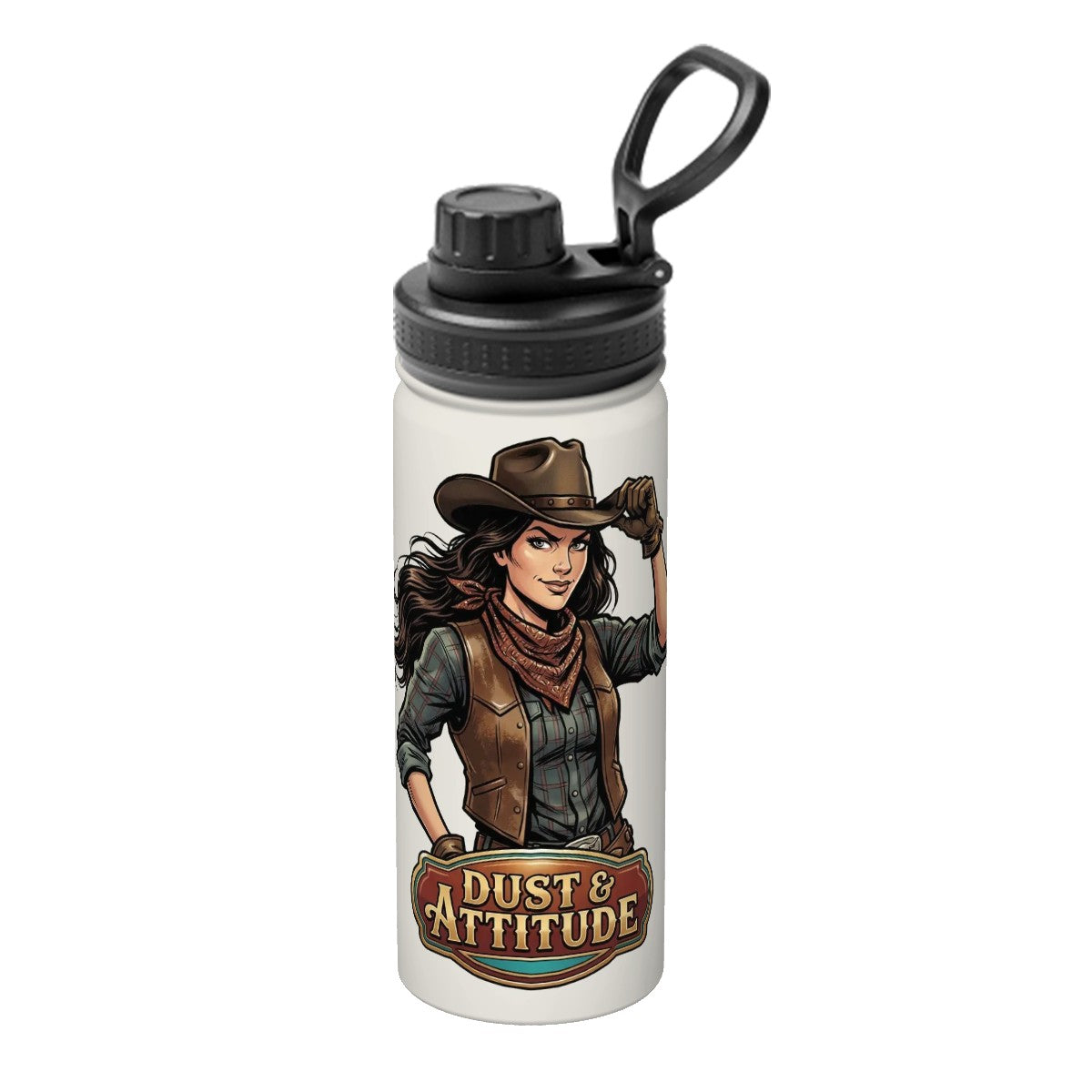 Western Insulated Water Bottle (18oz)