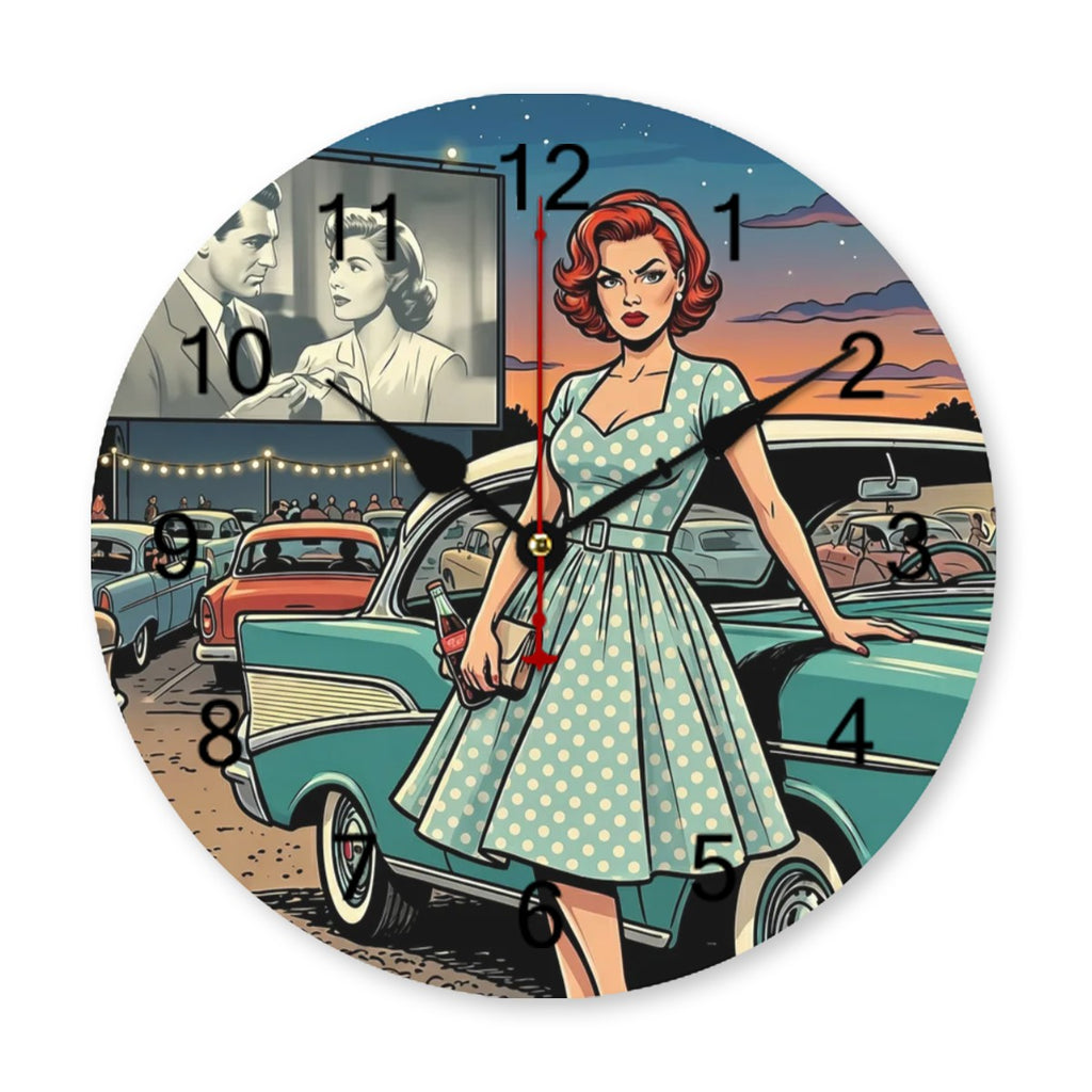 50s Retro Wall Clock