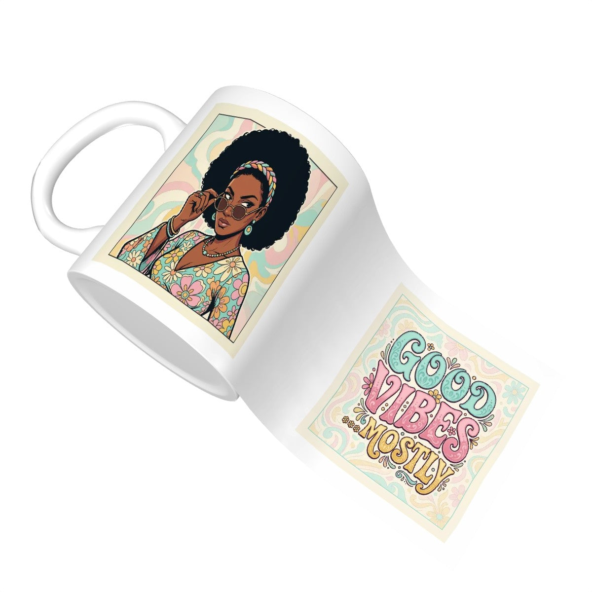 70s Retro Ceramic Coffee Mug (11oz)