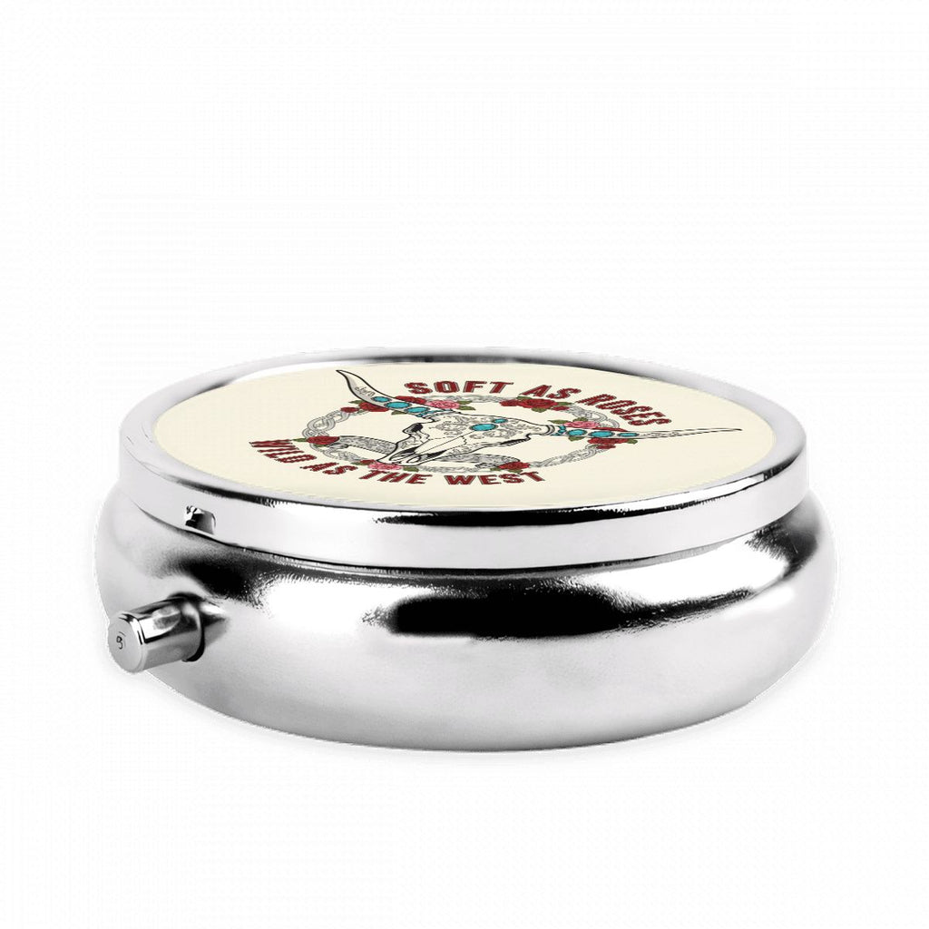 Western Pocket Pill Case – Soft as Roses