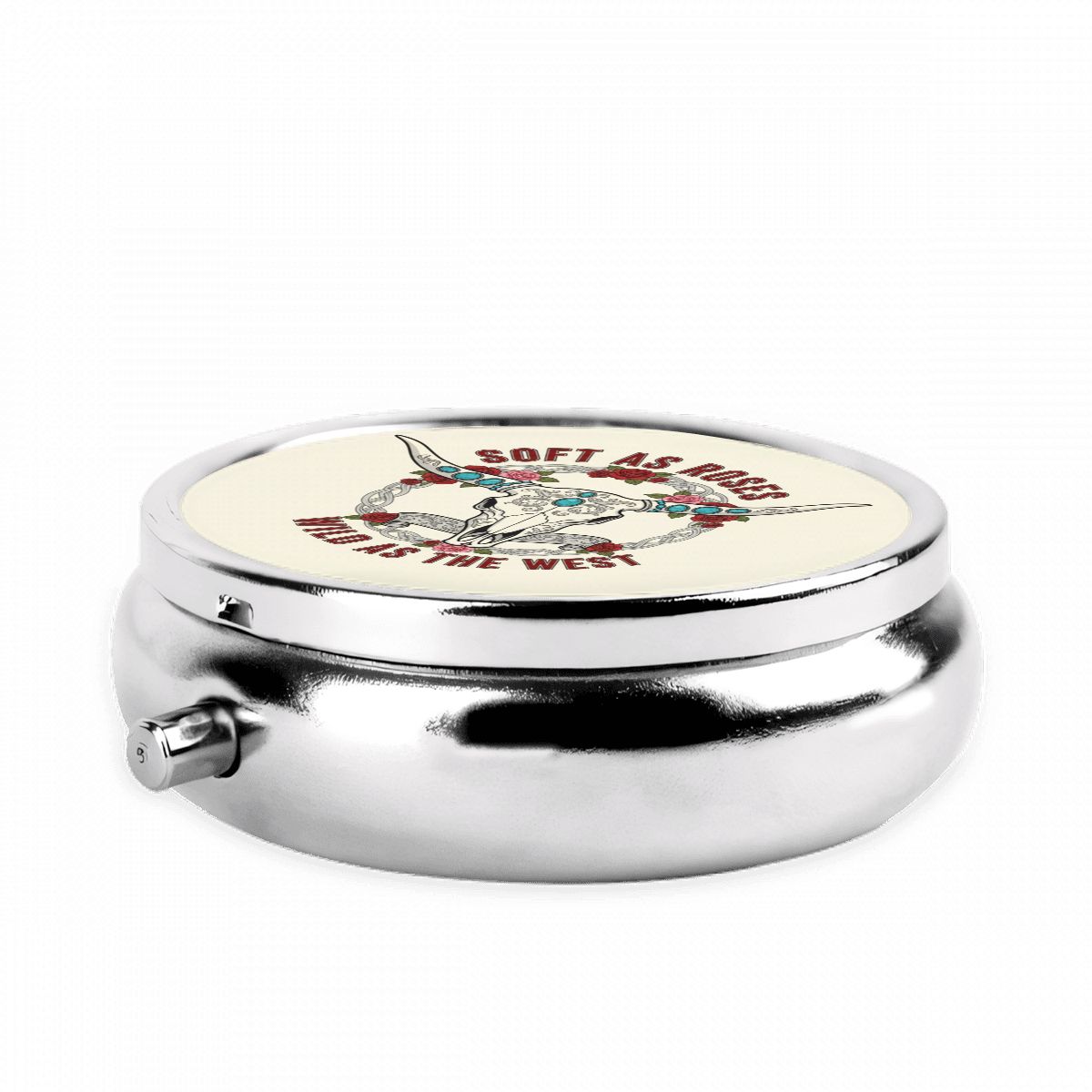Western Pocket Pill Case – Soft as Roses