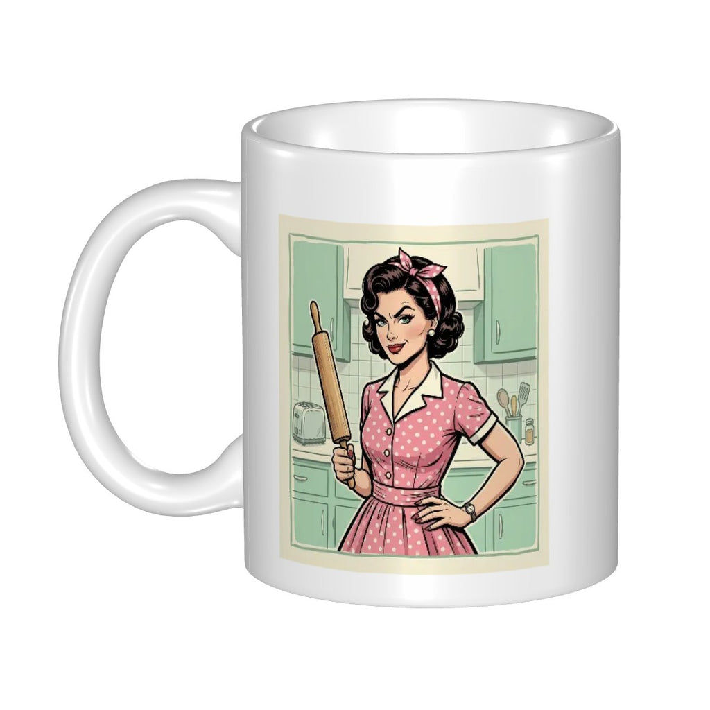 50s Retro Ceramic Coffee Mug (11oz)