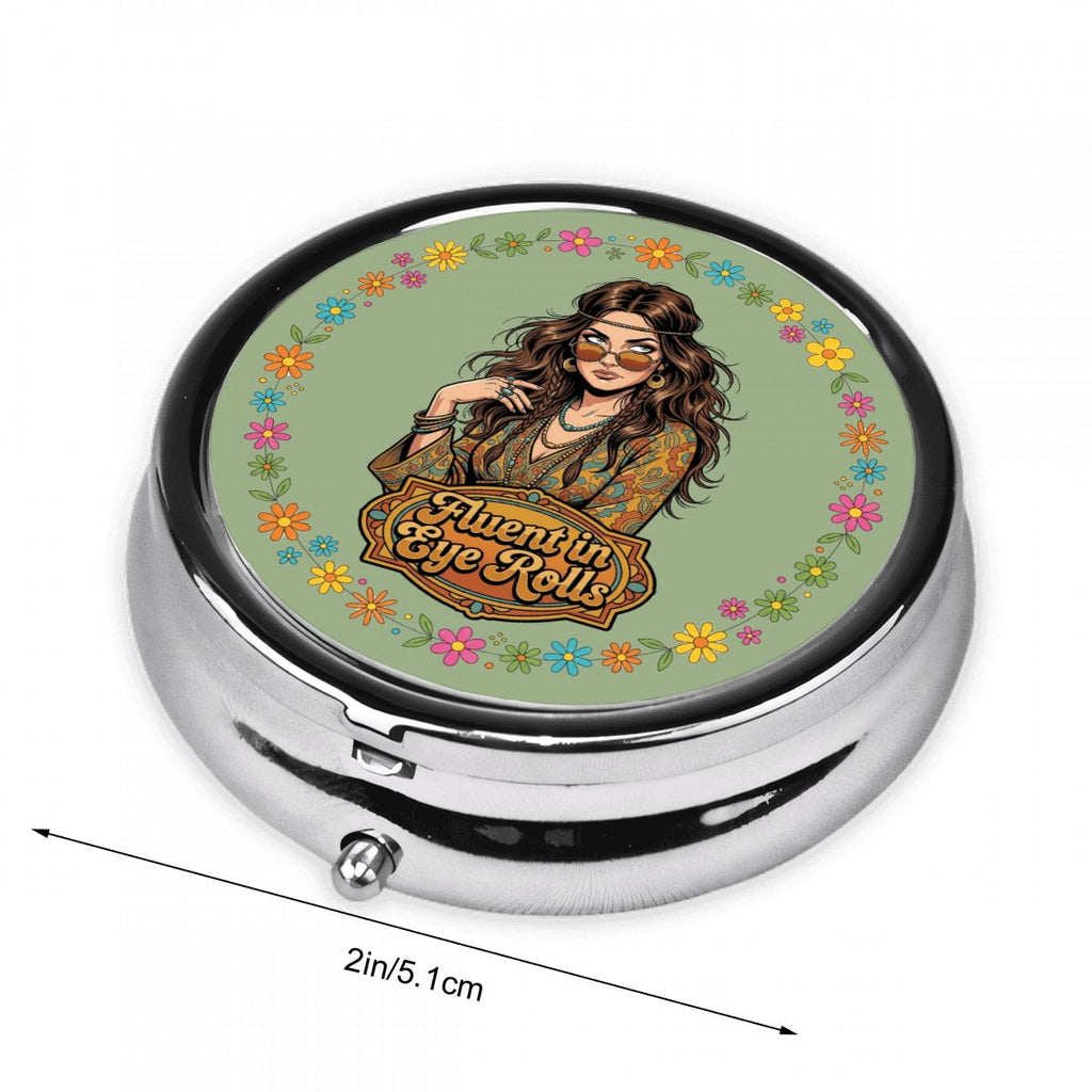 70s Retro Pocket Pill Case