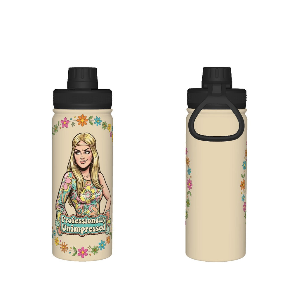 70s Retro Insulated Water Bottle (18oz)