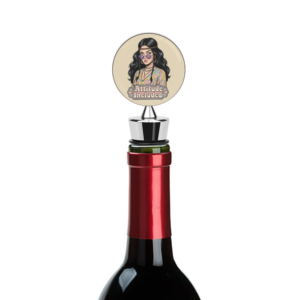 70s Retro Wine Bottle Stopper