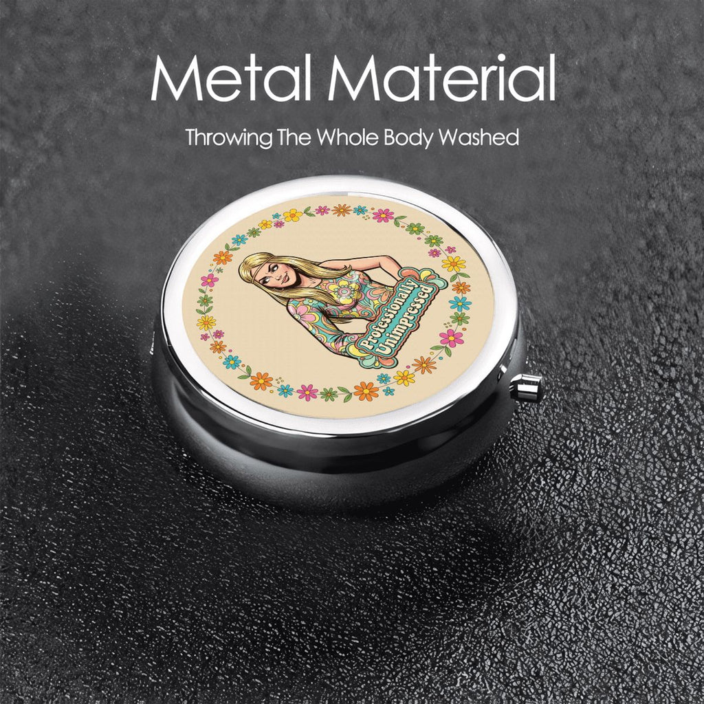 70s Retro Pocket Pill Case