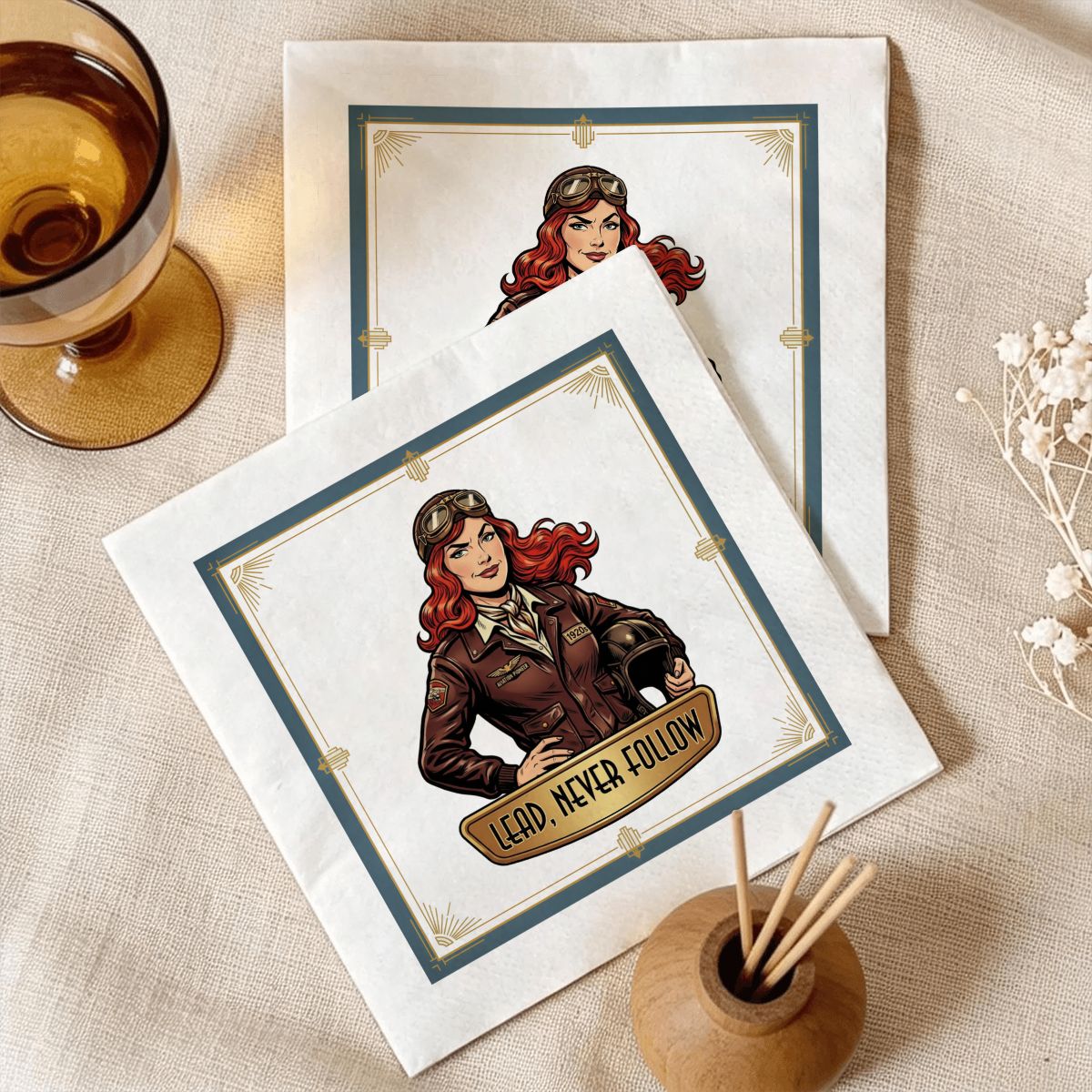 20s Vintage Paper Napkins