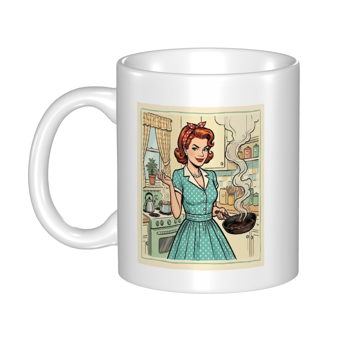50s Retro Ceramic Coffee Mug (11oz)