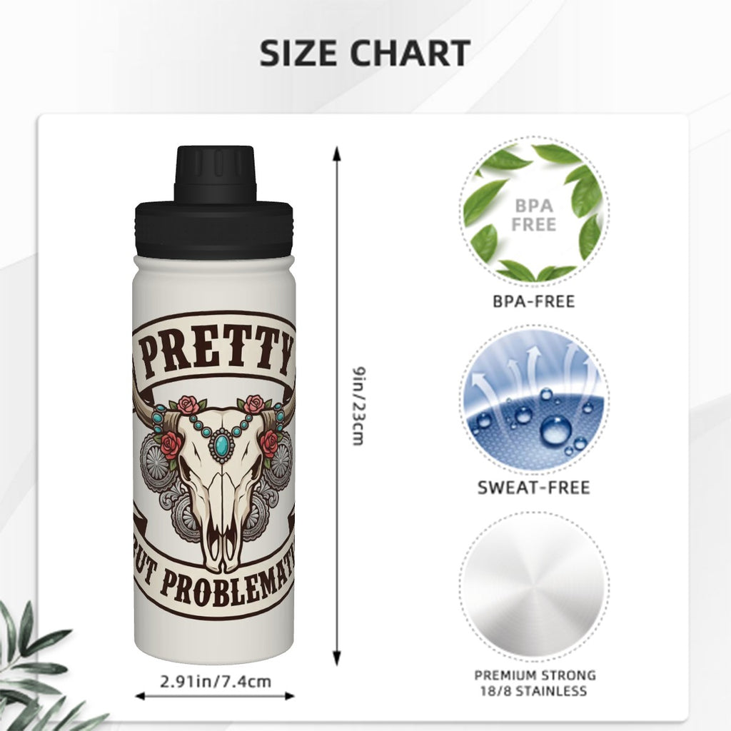 Western Insulated Water Bottle (18oz)