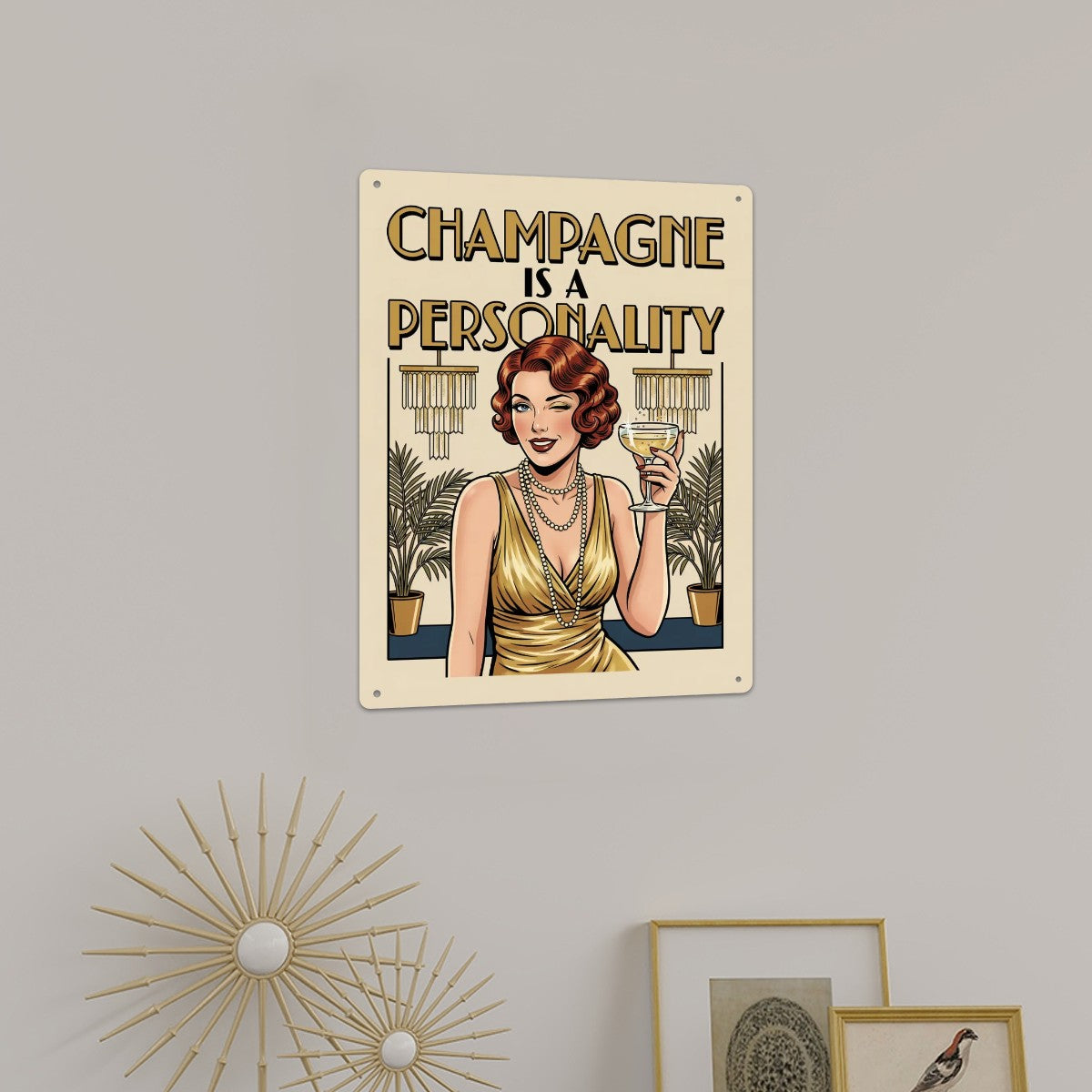 20s Vintage Metal Tin Sign 16"x12" (Vertical)