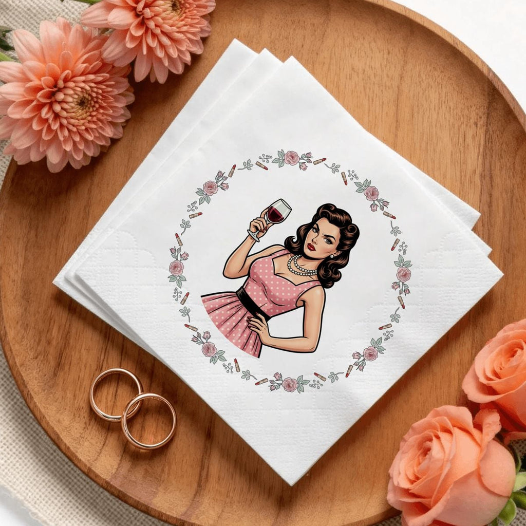 50s Retro Paper Napkins
