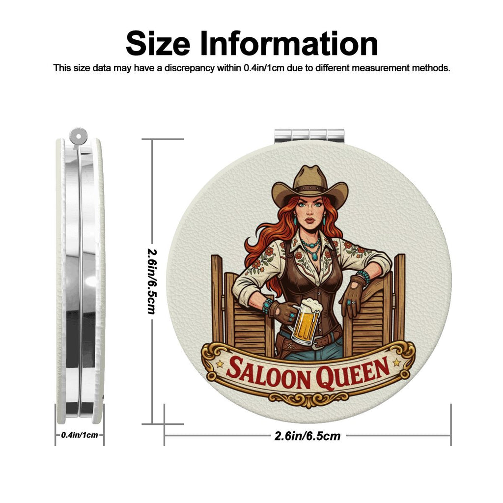 Western Compact Pocket Mirror – Saloon Queen