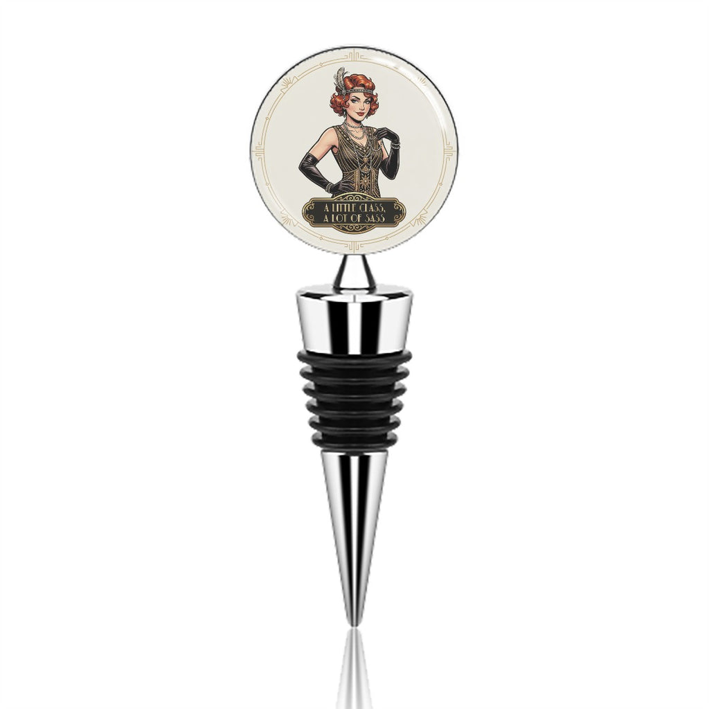 1920s Art Deco Wine Bottle Stopper – Vintage Style Meets Practical Wine Preservation