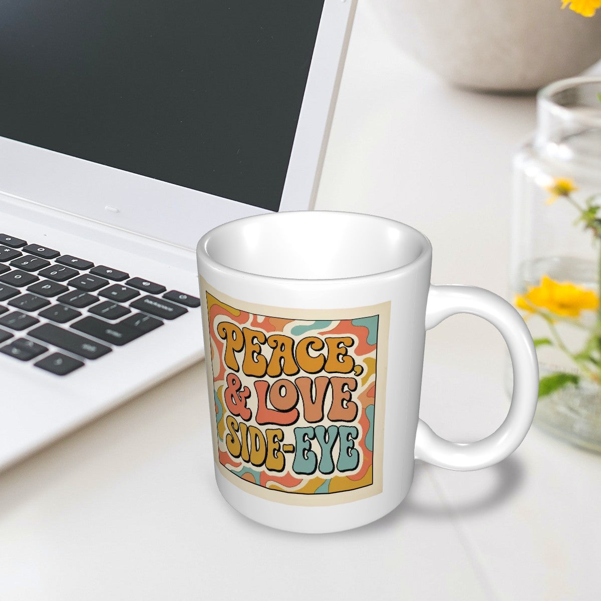 70s Retro Ceramic Coffee Mug (11oz)