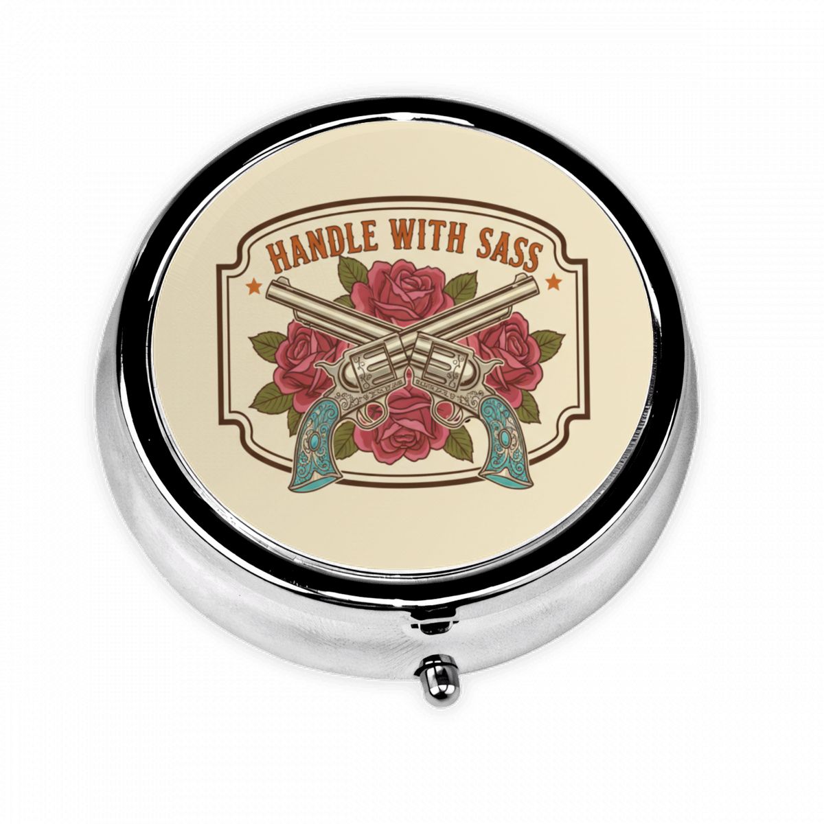 Western Pocket Pill Case – Handle With Sass