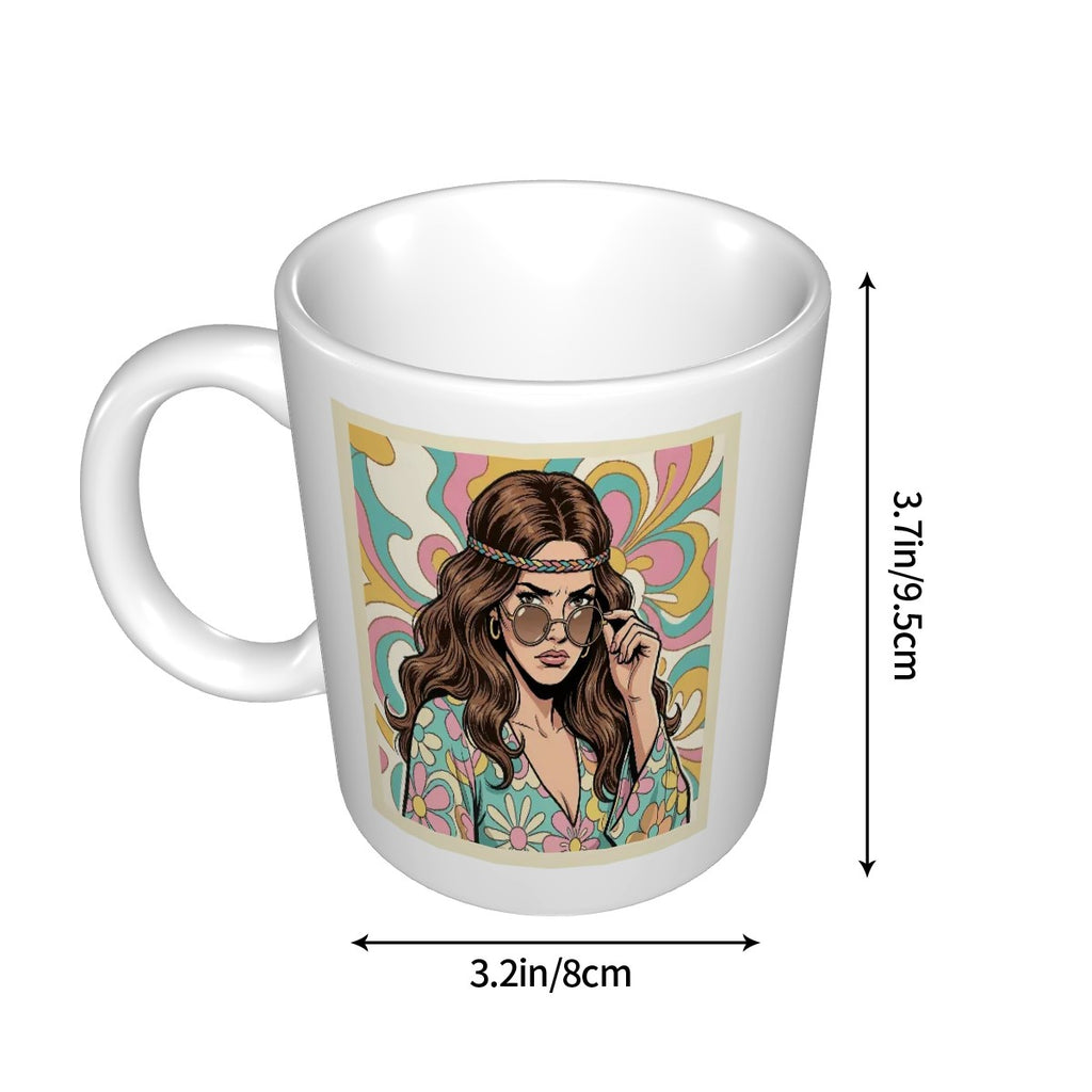 70s Retro Ceramic Coffee Mug (11oz)