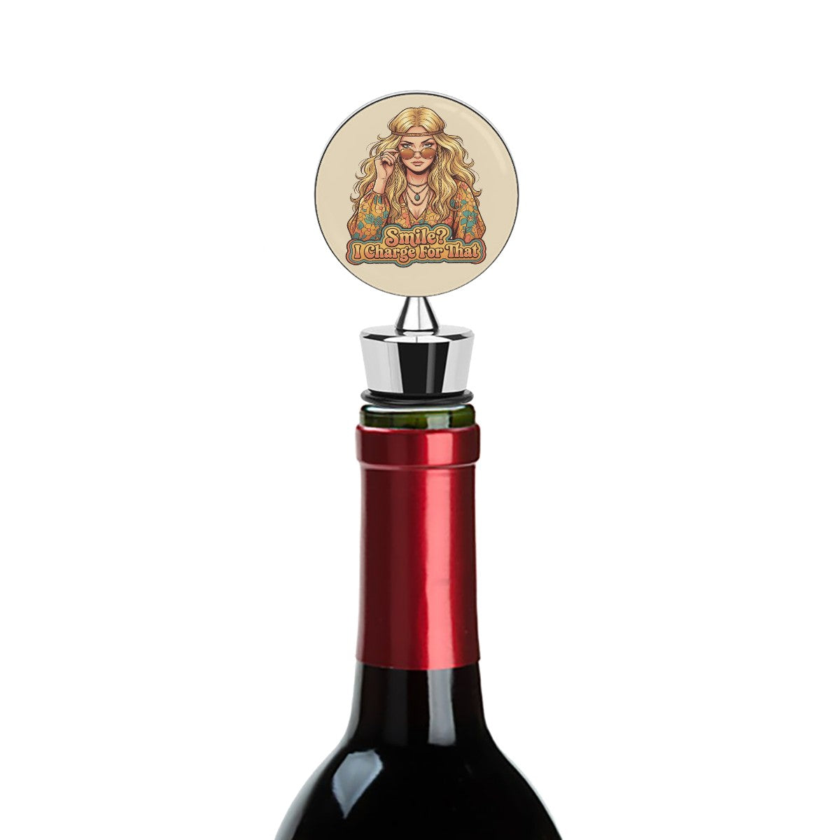 70s Retro Wine Bottle Stopper