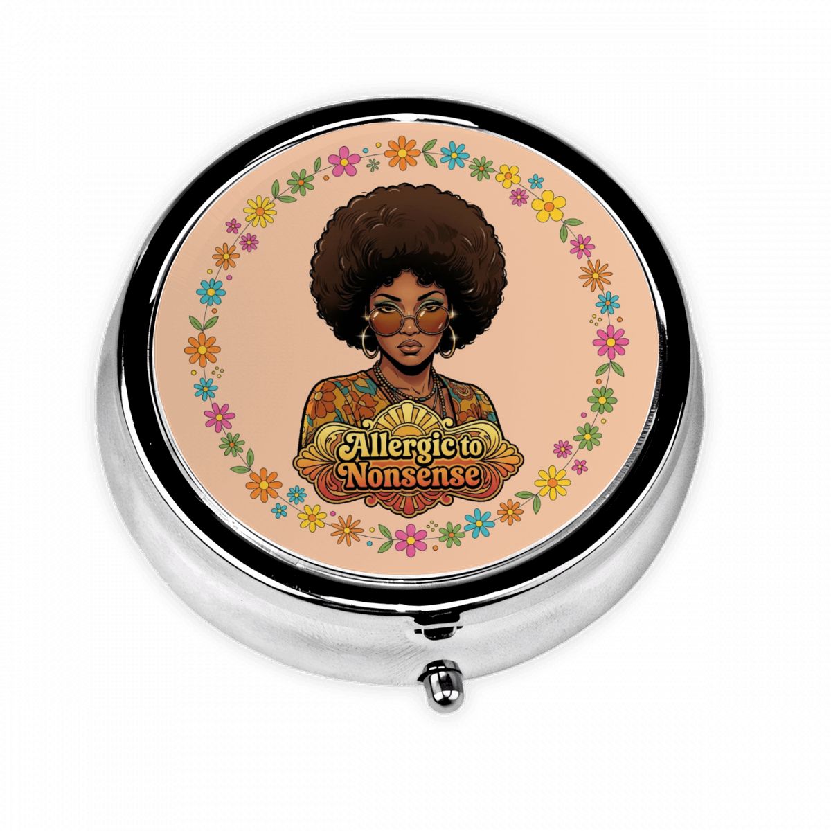 70s Retro Pocket Pill Case