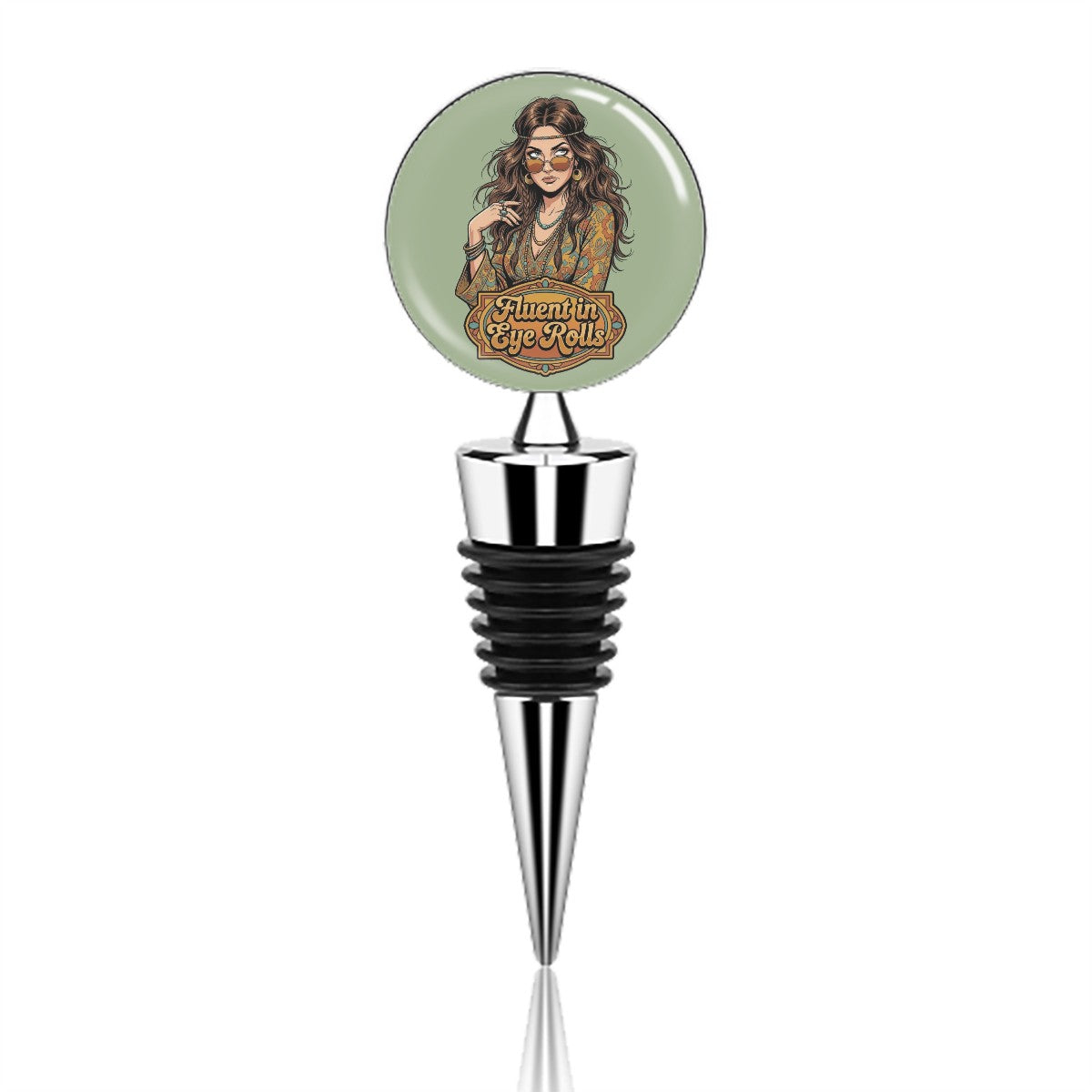 70s Retro Wine Bottle Stopper