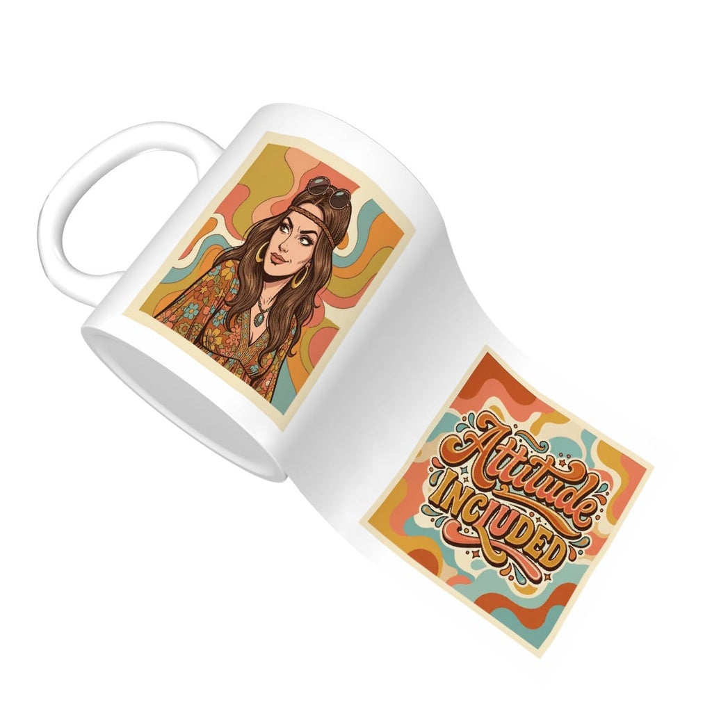 70s Retro Ceramic Coffee Mug (11oz)