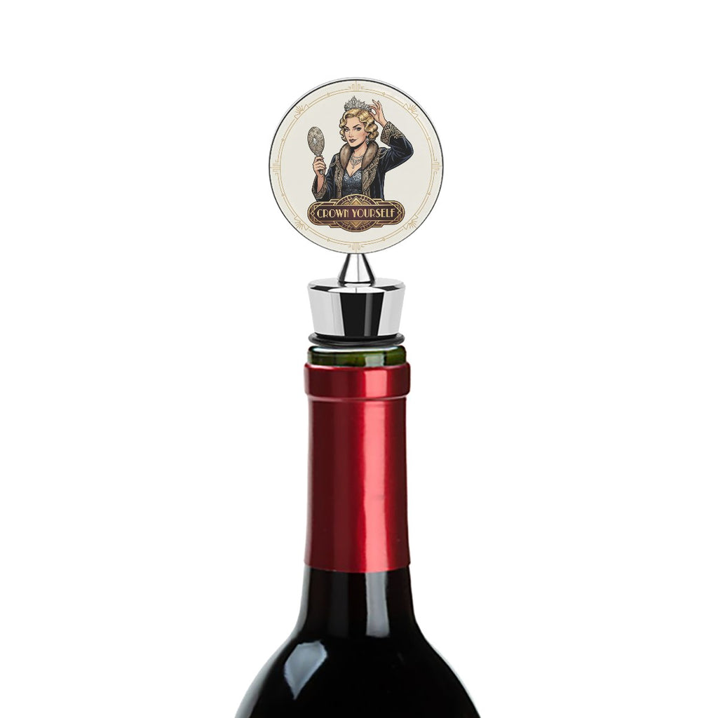1920s Art Deco Wine Bottle Stopper – Vintage Style Meets Practical Wine Preservation