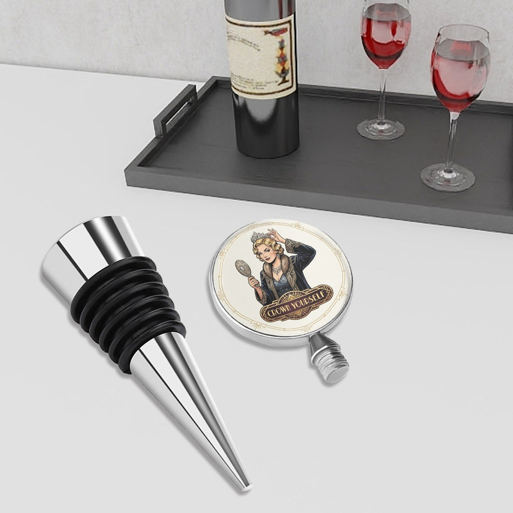 1920s Art Deco Wine Bottle Stopper – Vintage Style Meets Practical Wine Preservation