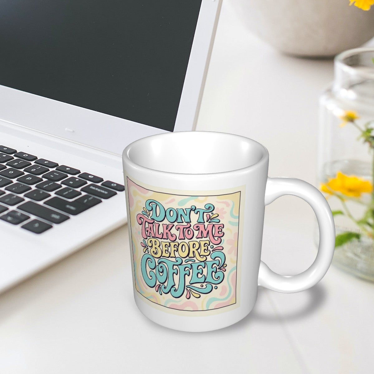 70s Retro Ceramic Coffee Mug (11oz)