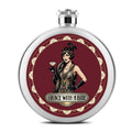 1920s Art Deco Round Flask