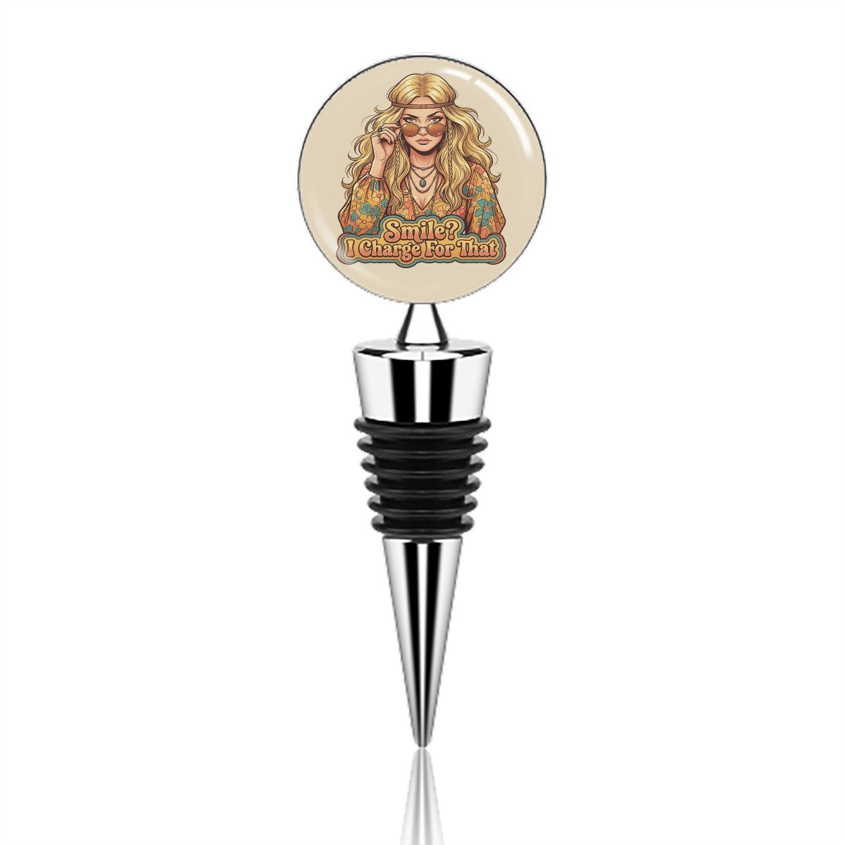 70s Retro Wine Bottle Stopper