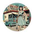 50s Retro Wall Clock