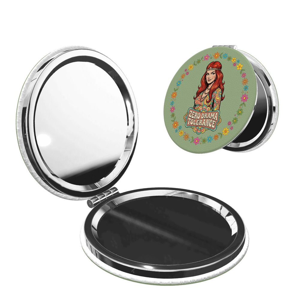 70s Retro Compact Pocket Mirror