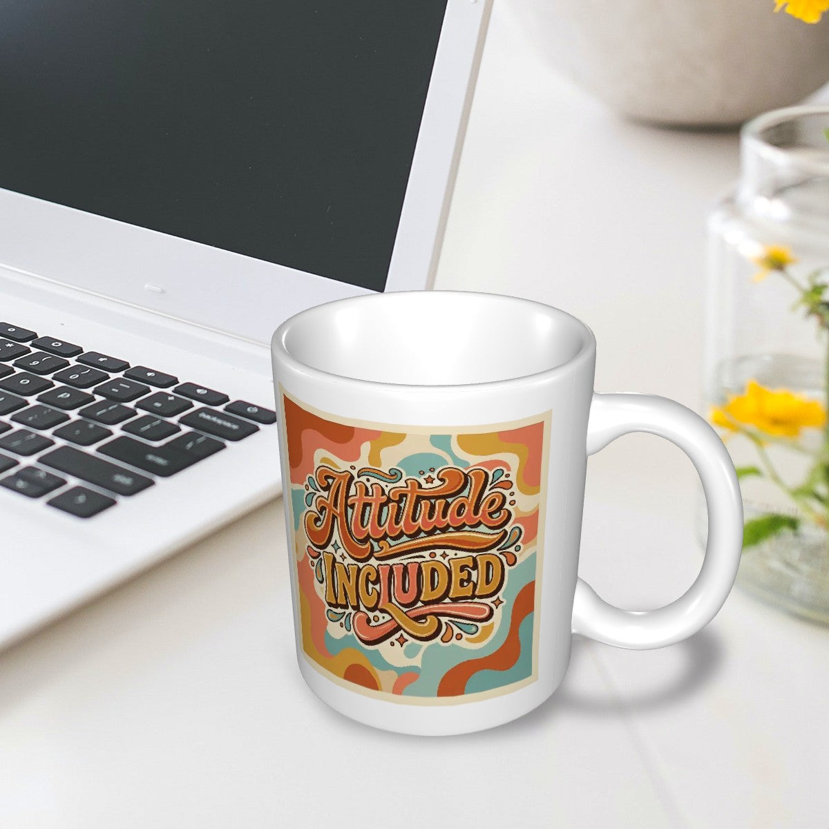 70s Retro Ceramic Coffee Mug (11oz)