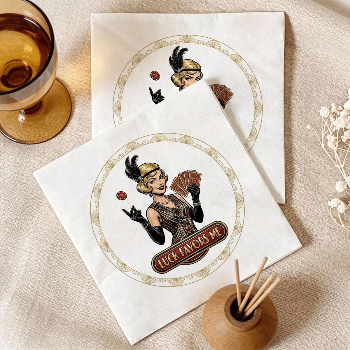 20s Vintage Paper Napkins