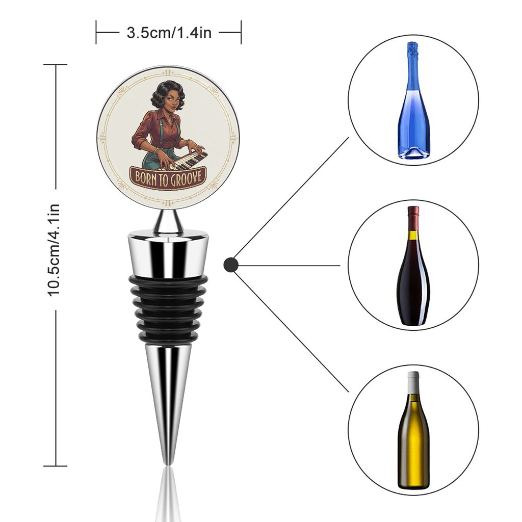 1920s Art Deco Wine Bottle Stopper – Vintage Style Meets Practical Wine Preservation